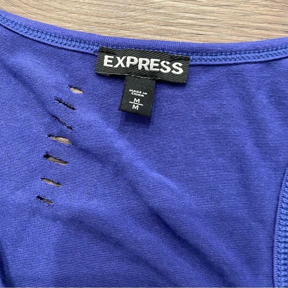 Blue express asymmetrical tank - Picture 5 of 6